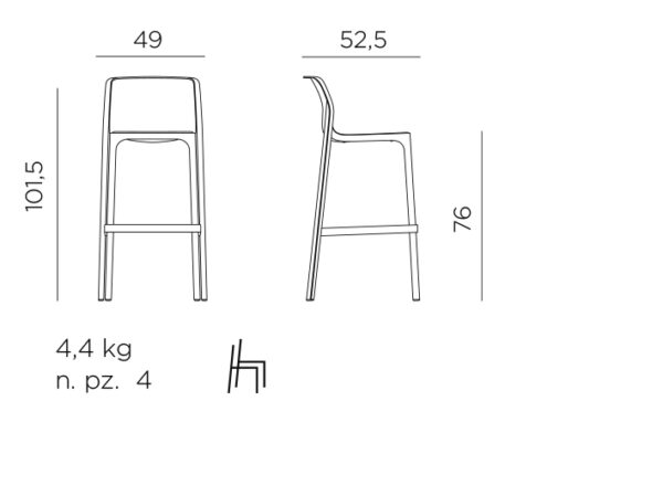 N.40355 Net Stool - Bild 9